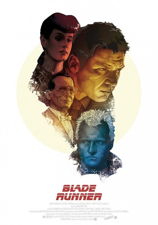 Dani Blázquez's Blade Runner poster