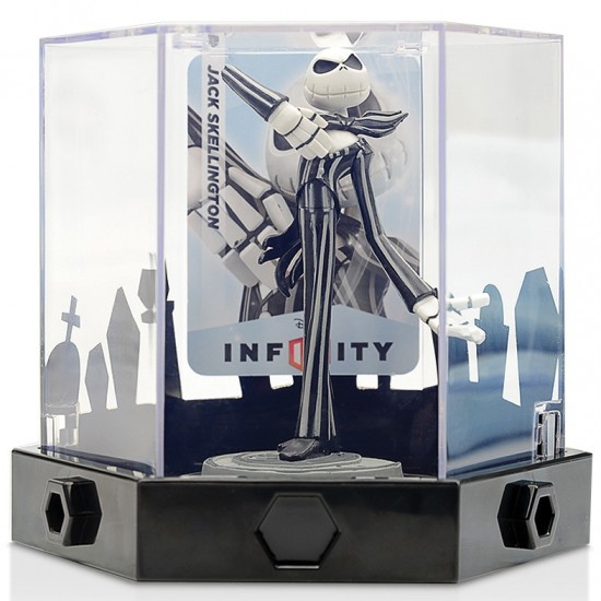 Disney Infinity Jack Skellington Figure with Themed Display Case Exclusively from GameStop