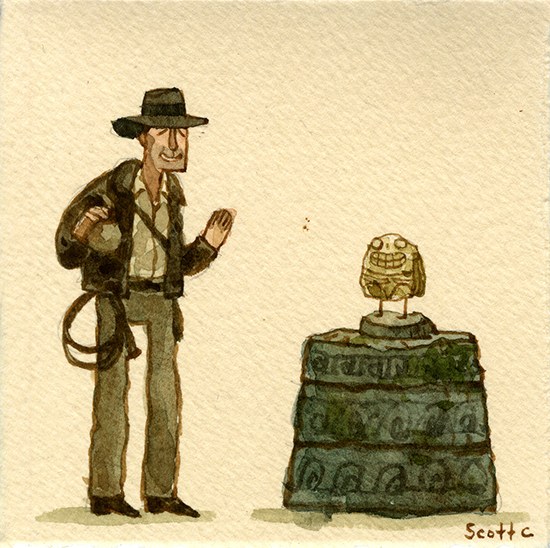 Scott C's Great Showdown tribute to Raiders of the Lost Ark