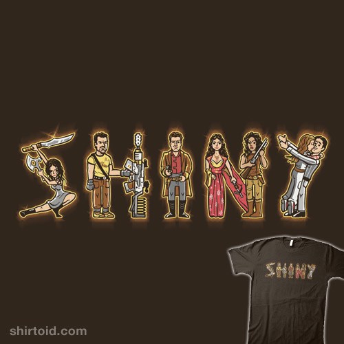 S-H-I-N-Y t-shirt