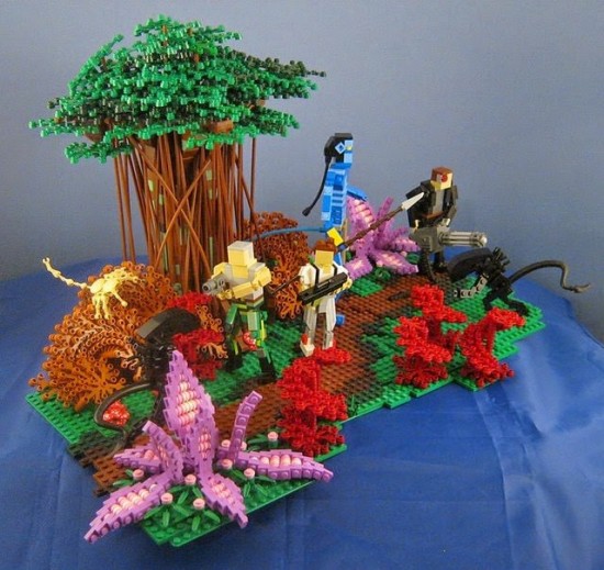 Avatar Lego diorama