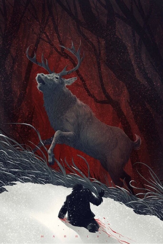 Kevin Tong's Mondo poster for Hannibal