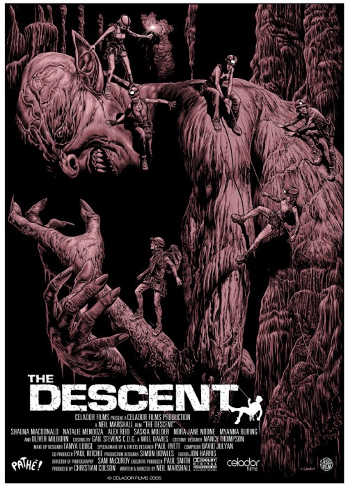 The Descent poster by Chris Weston
