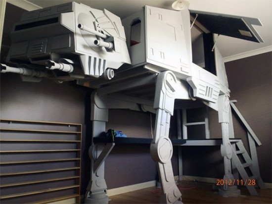 Impressive AT-AT Loft Bed