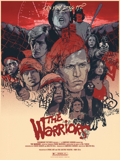 The Warriors poster by Grzegorz Domaradzki