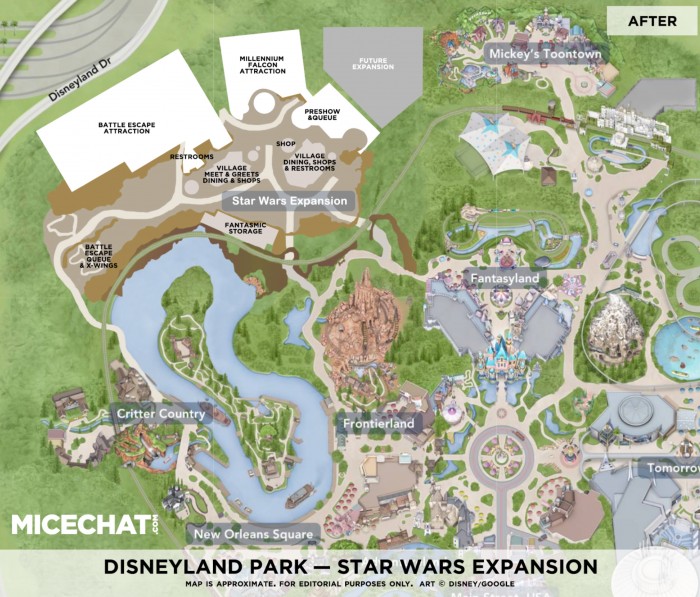 star wars land map from miceage
