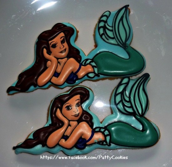 Little Mermaid Cookies