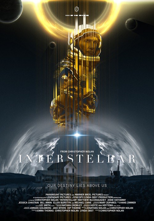 Interstellar poster by Laura Racero
