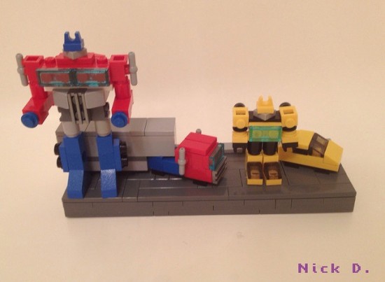 Transformers mini-Lego build