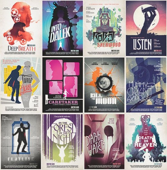 Doctor Who Series 8 Retro Poster Collection