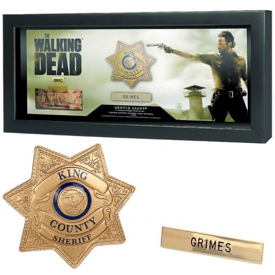 The Walking Dead Sheriff Grimes Replica Badge