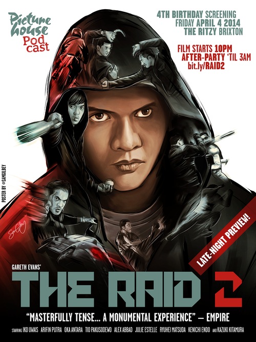 Sam Gilbey's The Raid 2 poster