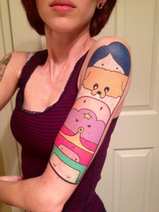 Adventure Time Totem Tattoo