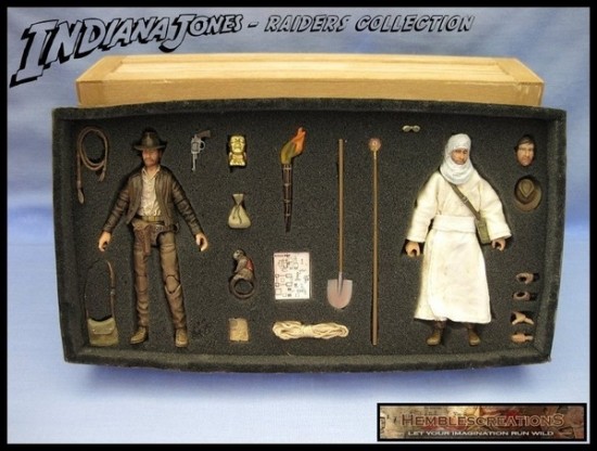 Indiana Jones - Raiders Collection 3-3/4" By Hemblecreations