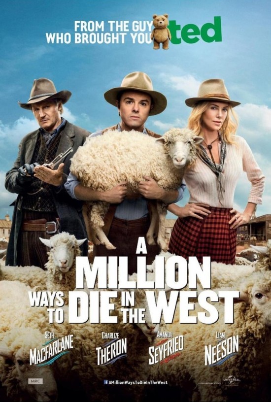 New Poster For Seth MacFarlane's A MILLION WAYS TO DIE IN THE WEST