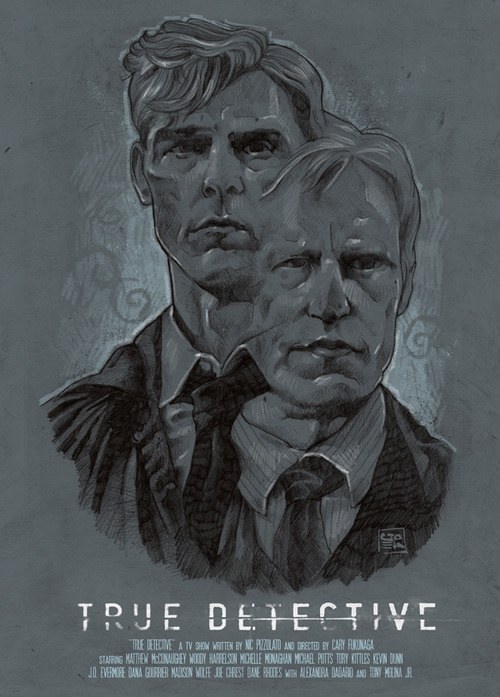 True Detective poster by Joel Amat Güell