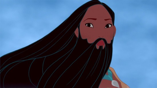 Disney Princesses with beards