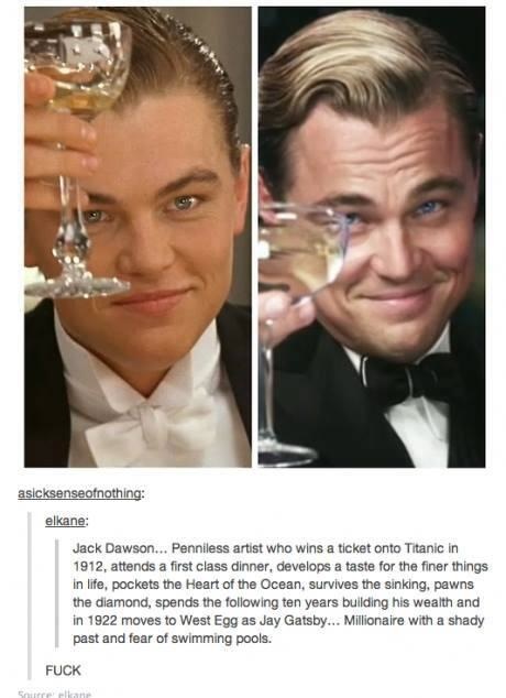 The Great Gatsby/Titanic connection