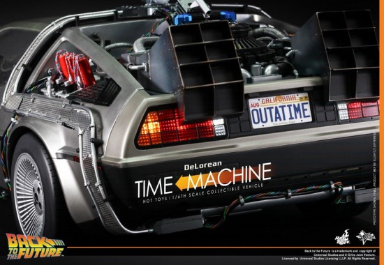 1/6th Scale Hot Toys DeLorean Time Machine from Back to the Future