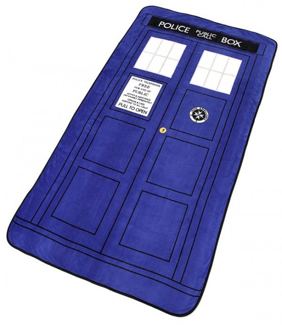 Doctor Who TARDIS Throw Blanket