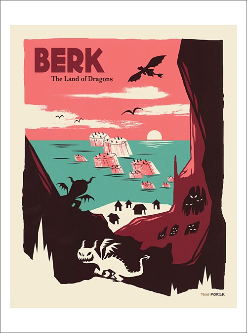"VISIT BERK: THE LAND OF DRAGONS" by Jessica Forer