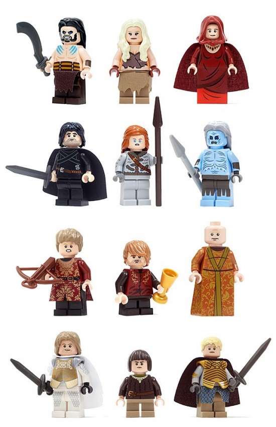 Unofficial Game Of Thrones LEGO Minifigs