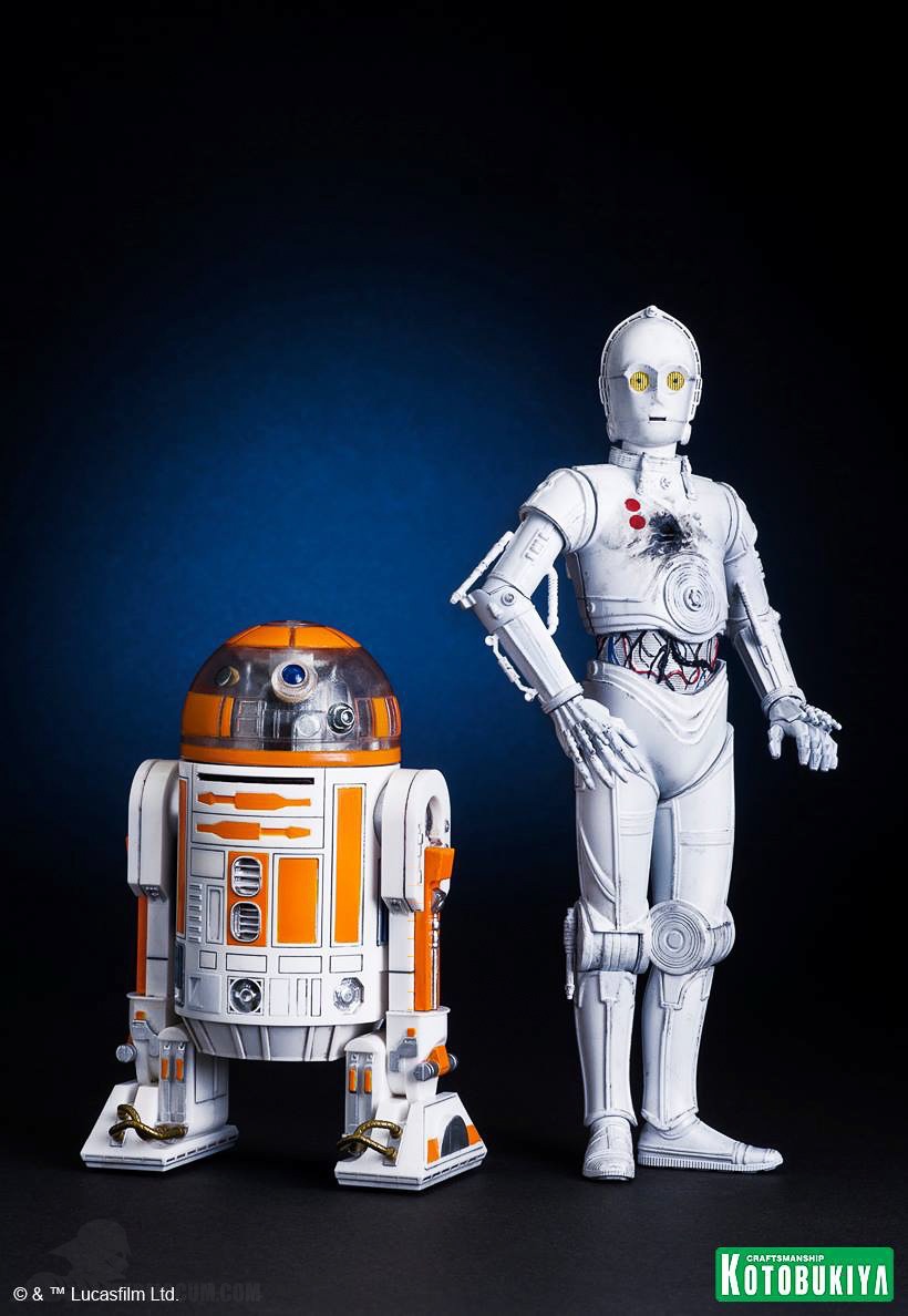 Kotobukiya: Celebration Anaheim 2015 Exclusive R3-A2 & K-3PO ARTFX+ Statues