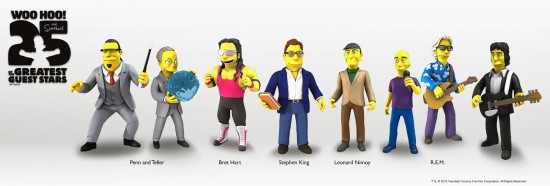 New Simpsons celebrity figures