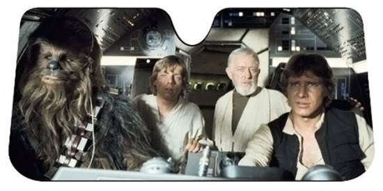 Star Wars Millennium Falcon Windshield Sunshade