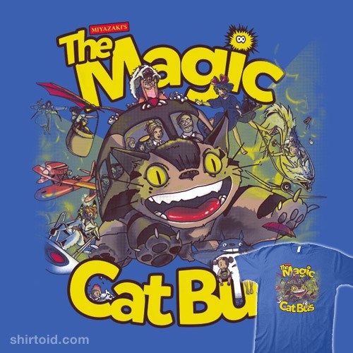 The Magic Cat Bus t-shirt