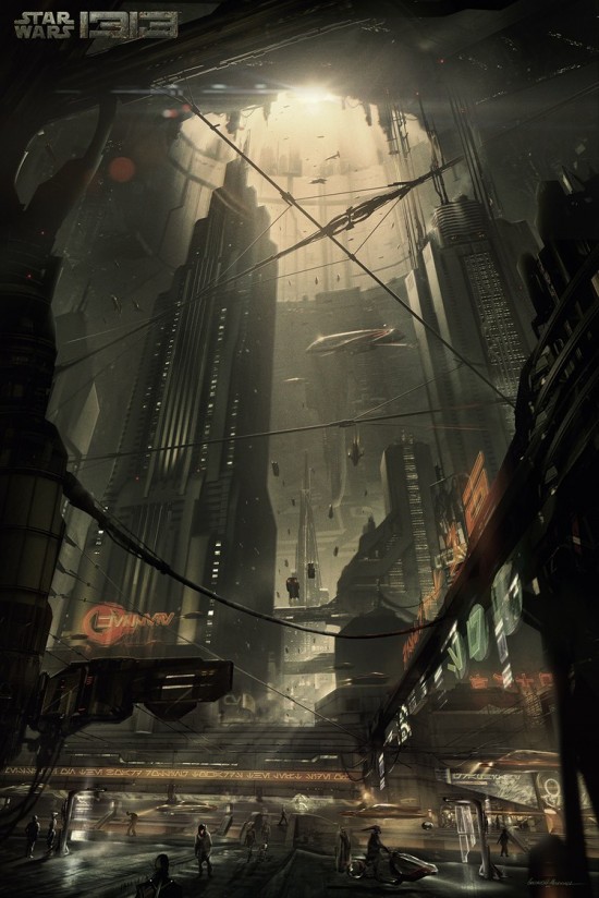 Star Wars 1313 concept art