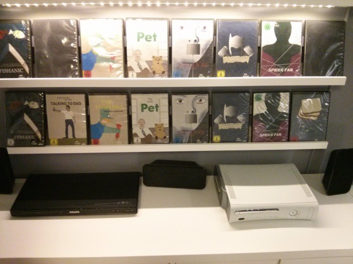 Fake DVDs at an Ikea