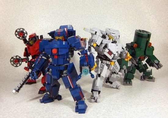 Pacific Rim Jaegers - Lego Edition