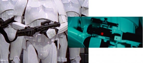 stormtrooper blaster comparison