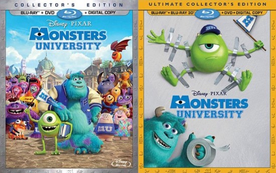 'Monsters University' Blu-ray Cover Art