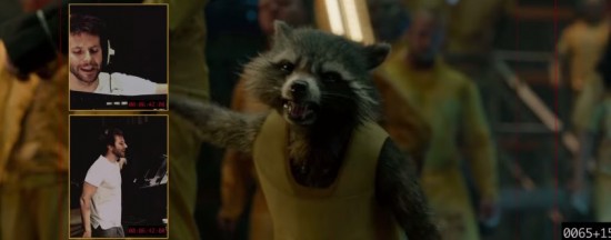 Bradley cooper as Rocket Raccoon