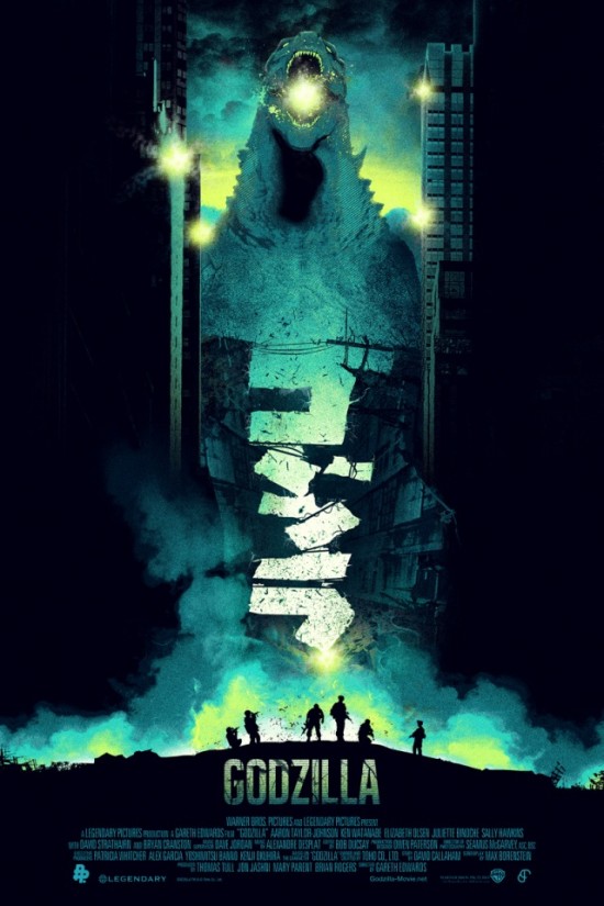 Patrick Connan's Godzilla poster