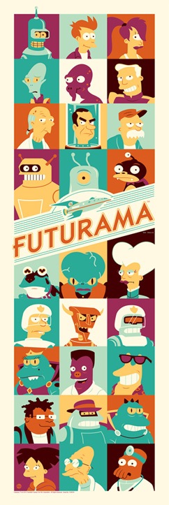 Dave Perillo's officially licensed Futurama print