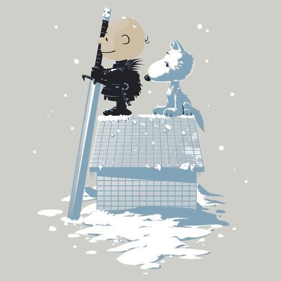 Game of Thrones Winter Peanuts T-Shirt