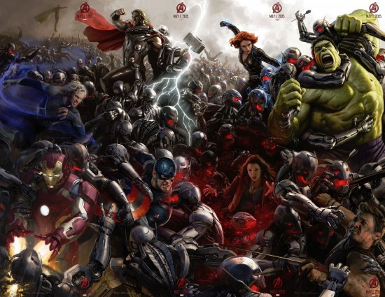 Avengers: Age Of Ultron Concept Art Poster from Comic Con 2014