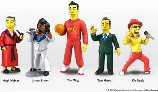 The Simpsons Celebrity Guest Star Action Figures