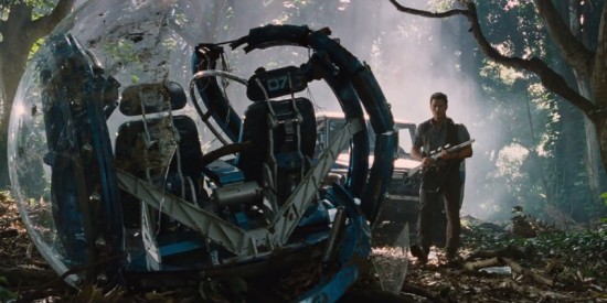 Gyrosphere Jurassic World Chris PRatt