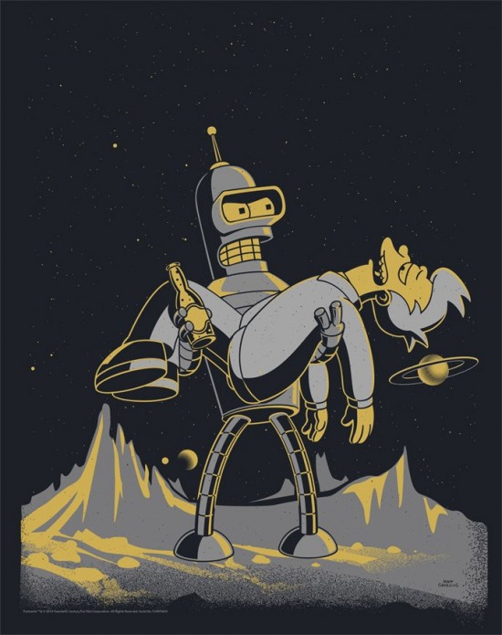 "Bender the Robot" Comic Con exclusive print from ACME