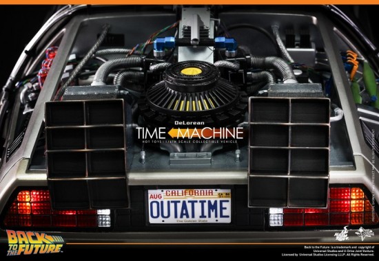 1/6th Scale Hot Toys DeLorean Time Machine from Back to the Future