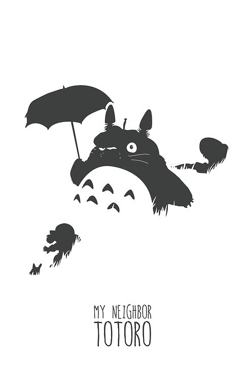 My Neighbor Totoro poster by Chris Marlow