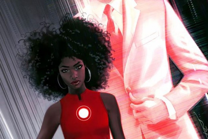 Riri Williams as iron man