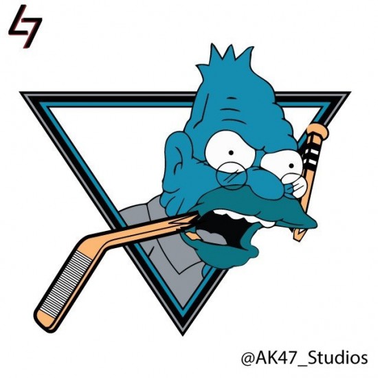 NHL Hockey Team Logos Get The Simpsons Treatment