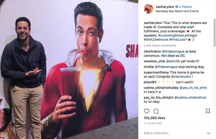 Zachary Levi Shazam