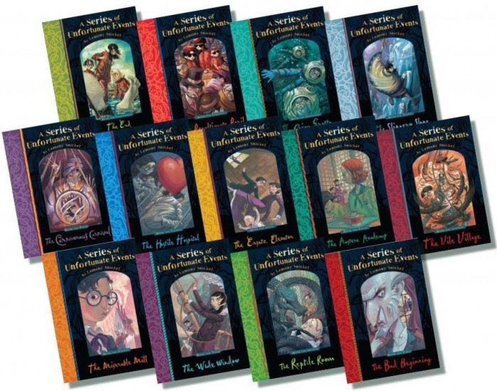 a series of unfortunate events book covers
