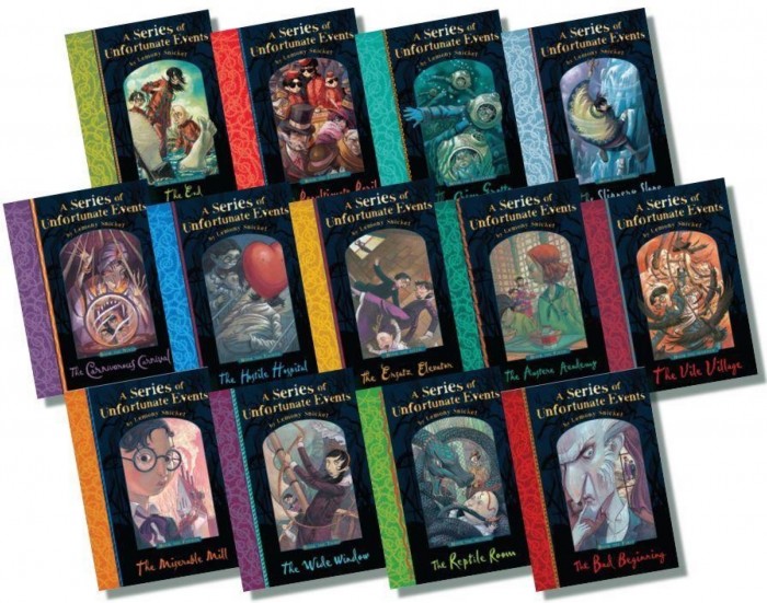a series of unfortunate events book covers